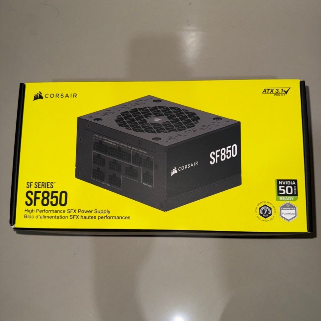 corsair sf850 850w sfx 80plus platinum atx3.1 pcie 5.1 corsair sf850 atx 3.1 pcie 5.1 80plus platinu