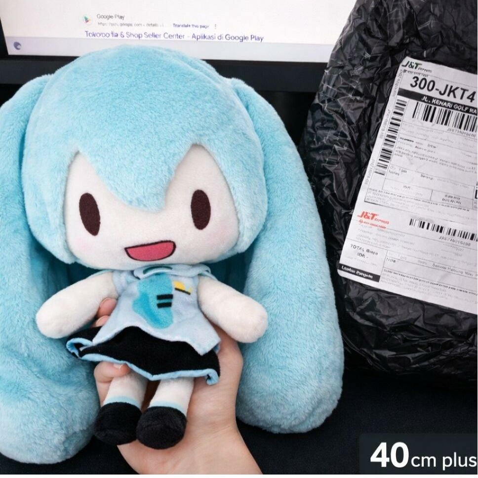 Hatsune Miku Plush Doll Boneka Vocaloid Miku