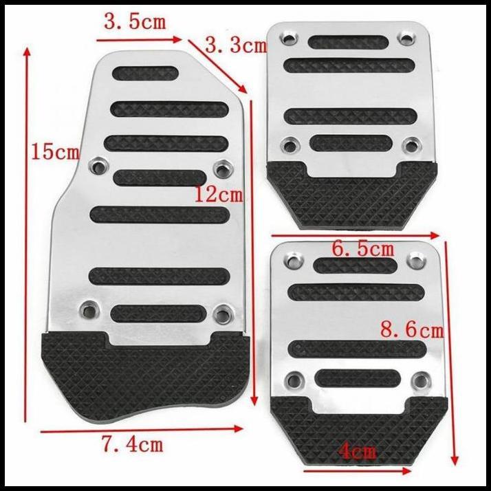 TERLARIS COVER PEDAL GAS MOBIL ALL NEW JAZZ MANUAL UNIVERSAL PELAPIS PEDAL GAS 
