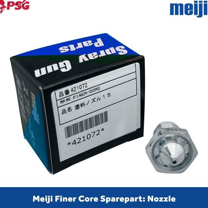 Meiji Finer Core Spraygun Fluid Nozzle Sparepart