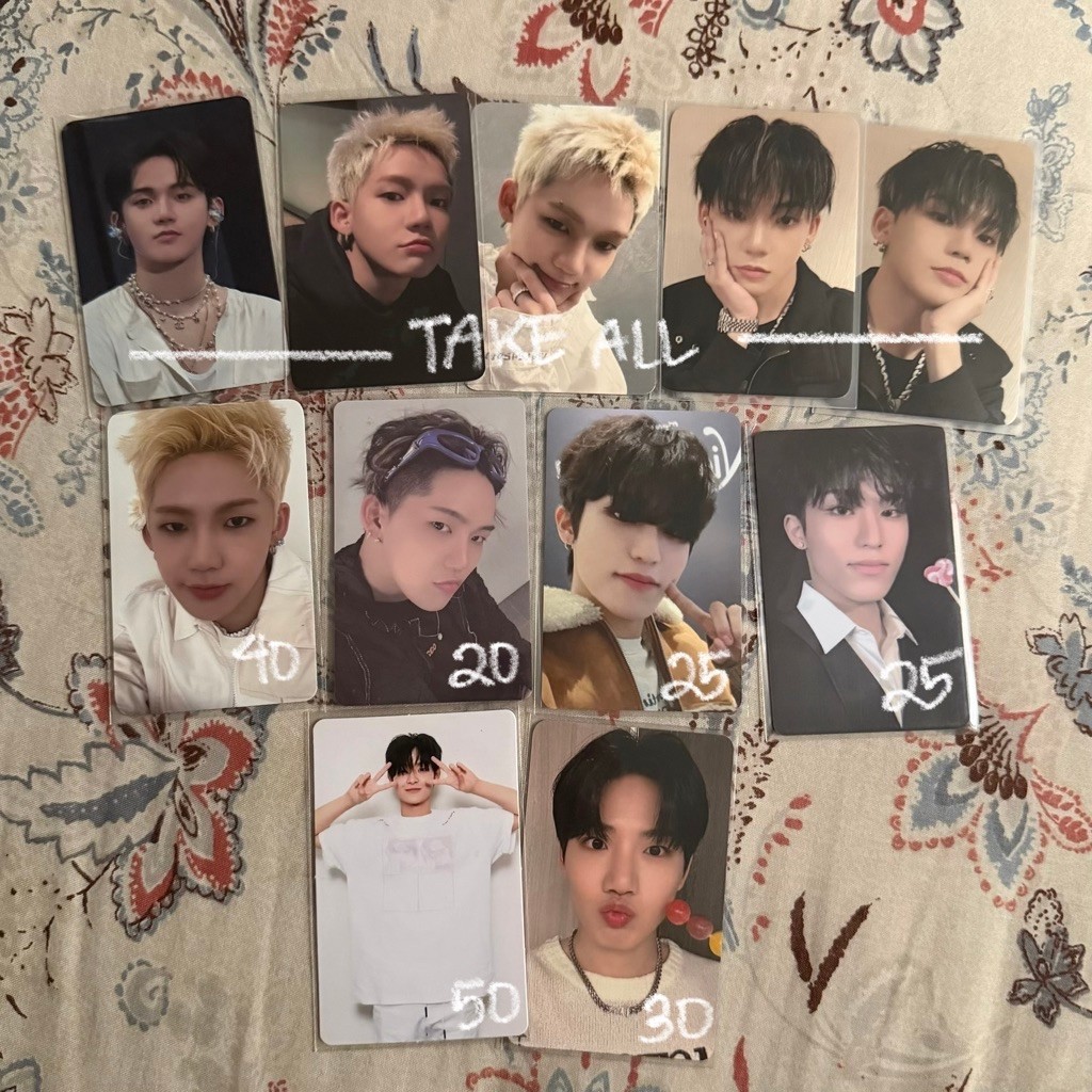 (JNE ONLY) TREASURE PC Photocard Jeongwoo Jihoon Yoshi Hyunsuk Jaehyuk Junkyu Dobby Doyoung Asahi. L
