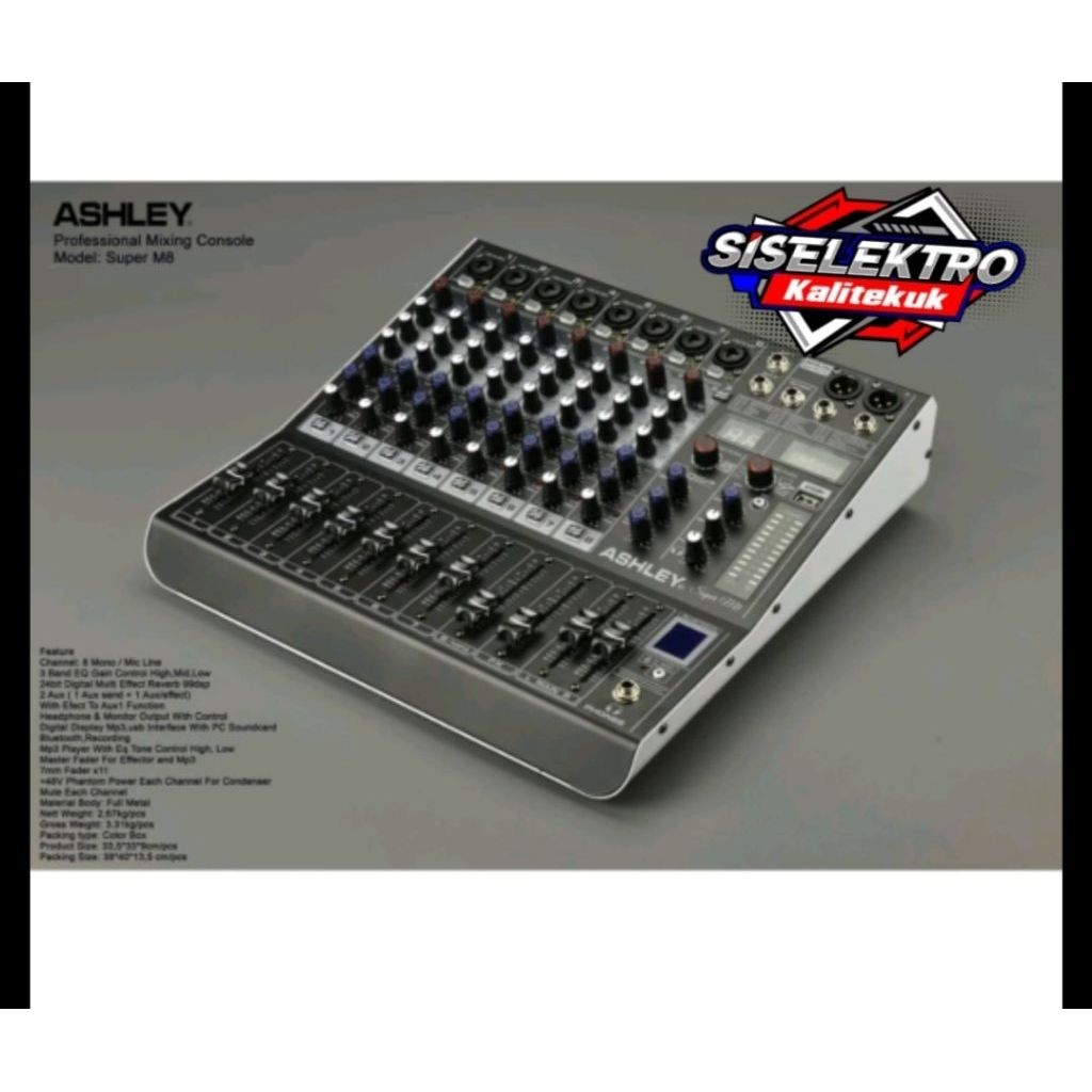 mixer Ashley super m8 mixer Ashley 8 chanel