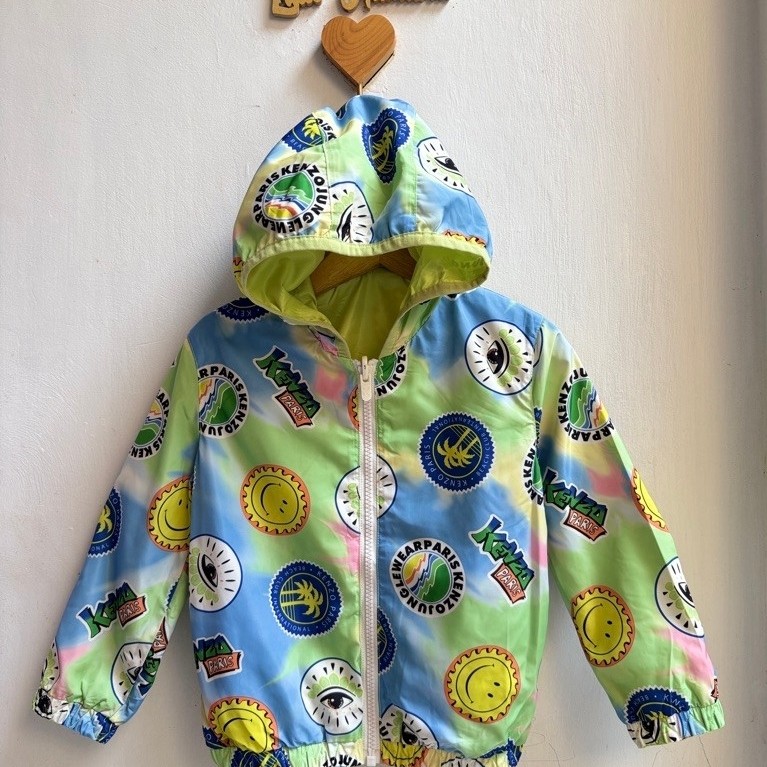 KENZO REVERSIBLE HOODED JACKET KIDS/Jaket anak bolak balik kenzo