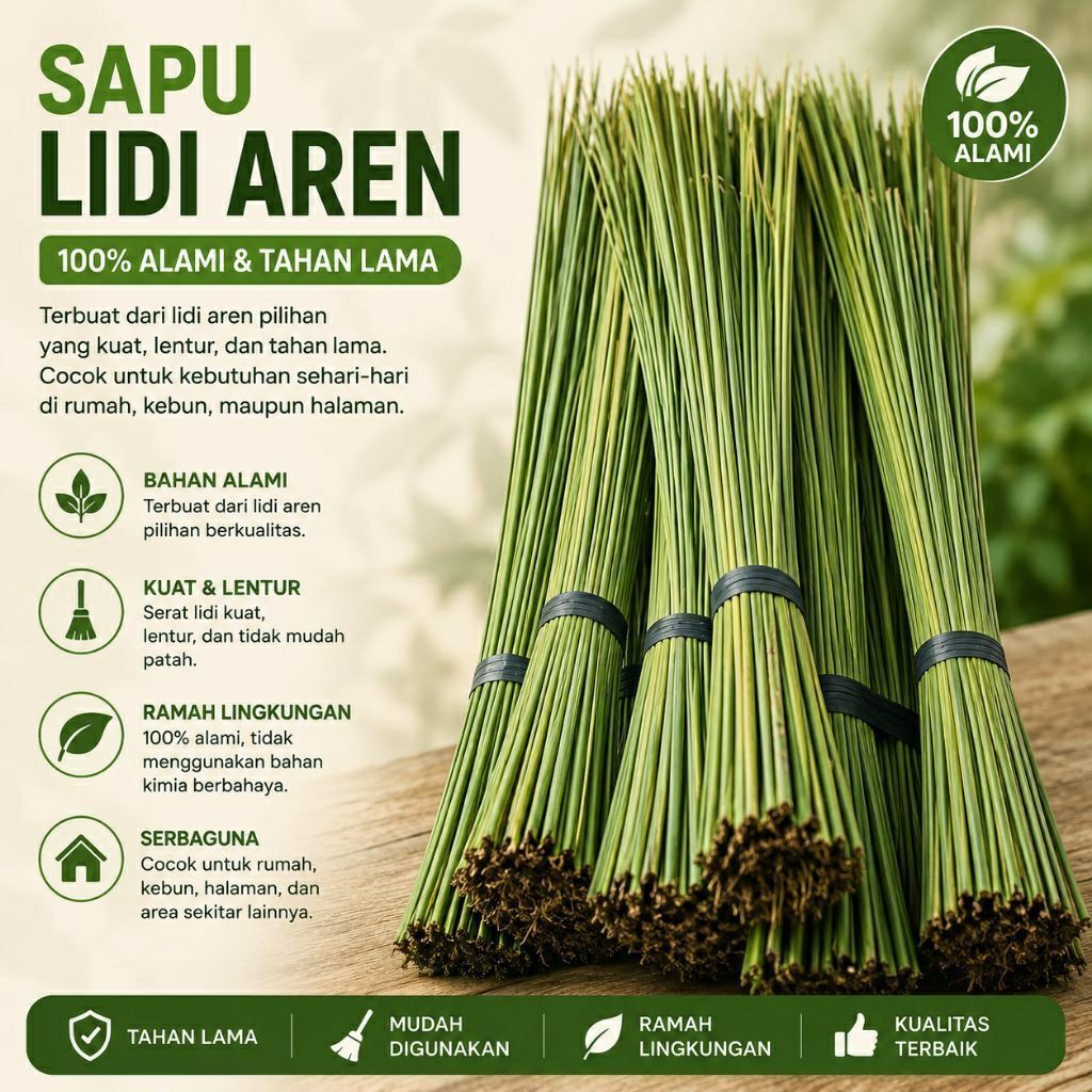 Sapu Lidi Aren/Sapu Lidi Pohon Aren/Sapu lidi Kawung