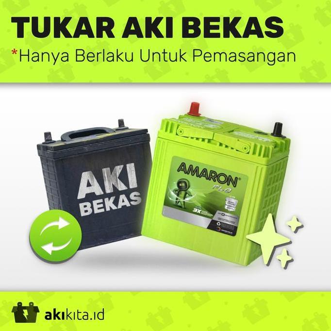 Aki Mobil Toyota Raize 12V 35 Ah - 40 Ah Gratis Pemasangan Aki