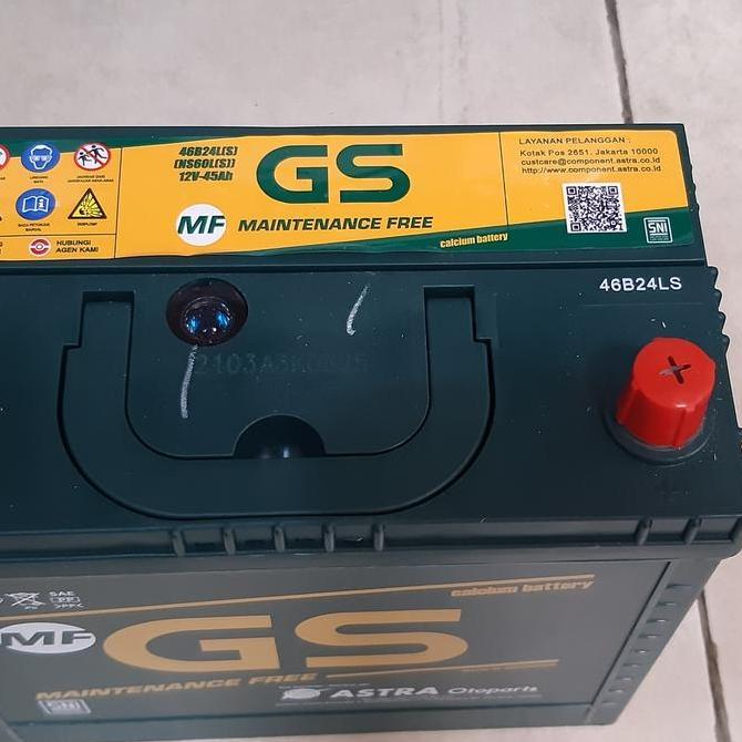 Aki Mobil Toyota Yaris GS Astra NS60LS Aki Kering