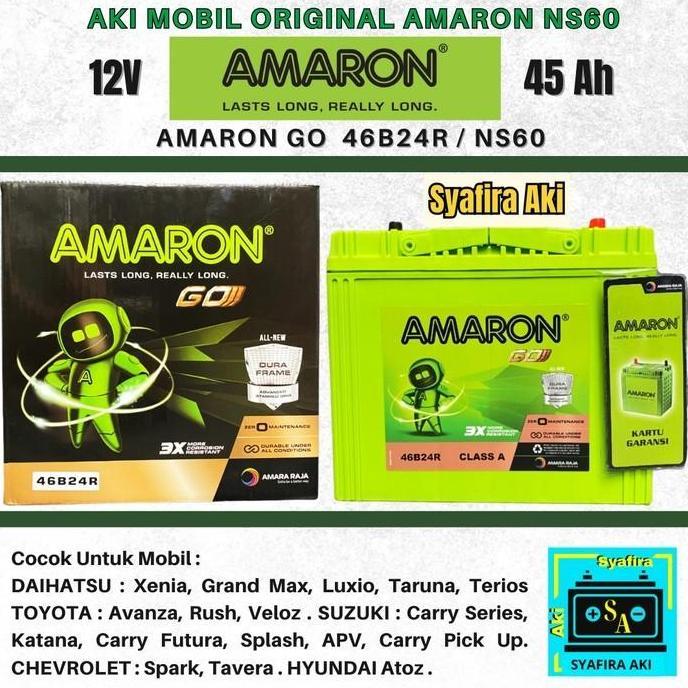 AKI MOBIL APV, CARRY PICKUP, GRAND MAX, LUXIO, TARUNA GO NS60 / 46B24R MF 45A