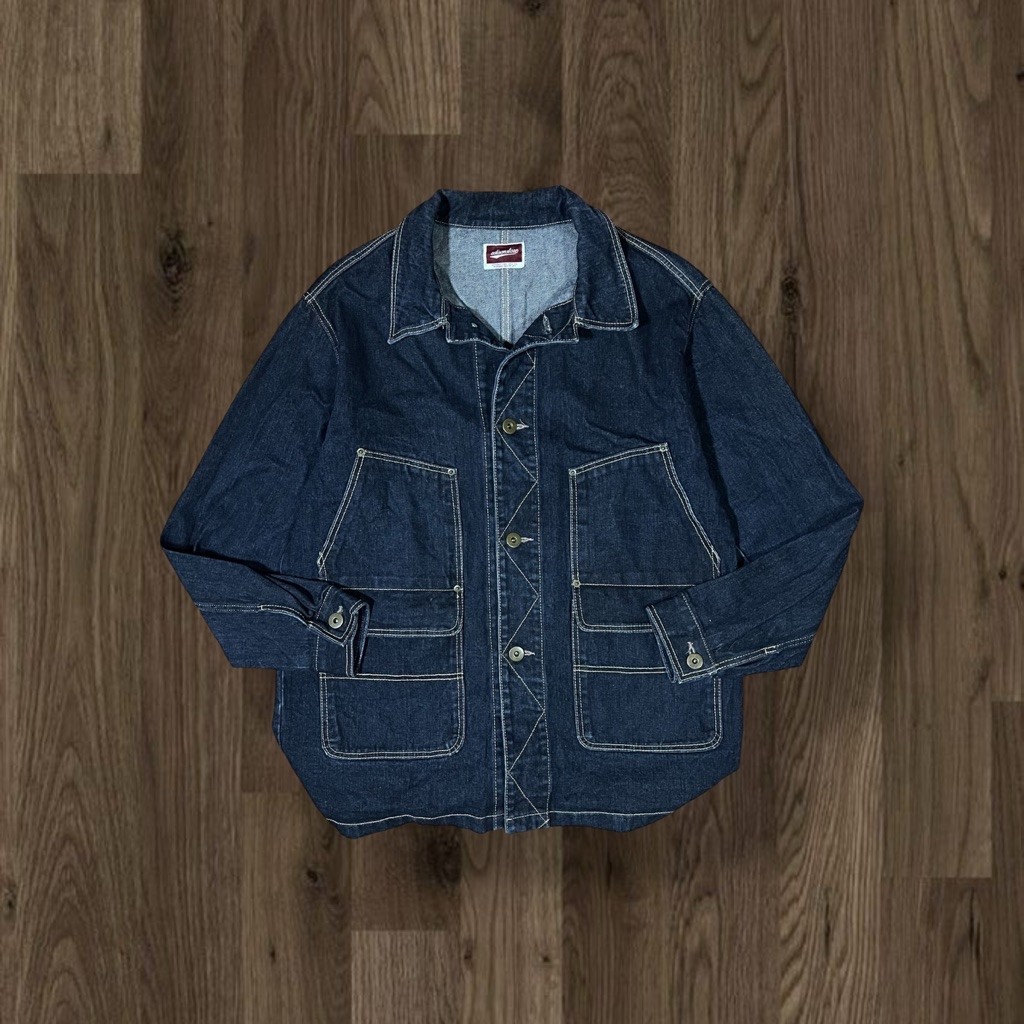 CHORE DENIM JACKET SIZE XXL EDISONSTORE MFG&CO