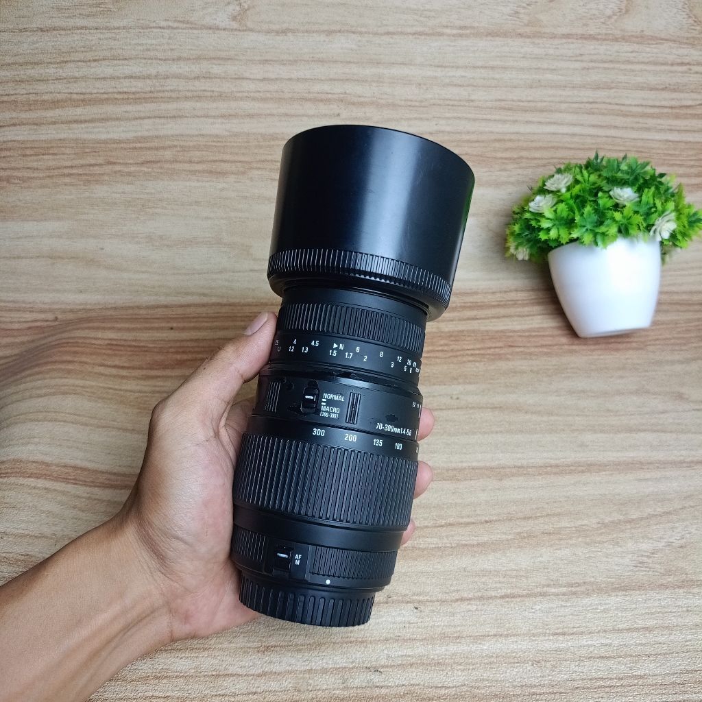 LENSA TELE SIGMA 70-300MM CANON NIKON TERMURAH SHOPEE