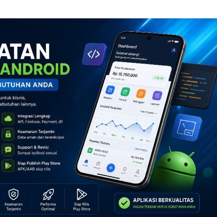 Jasa Pembuatan Aplikasi Android Custom Sesuai Kebutuhan Anda