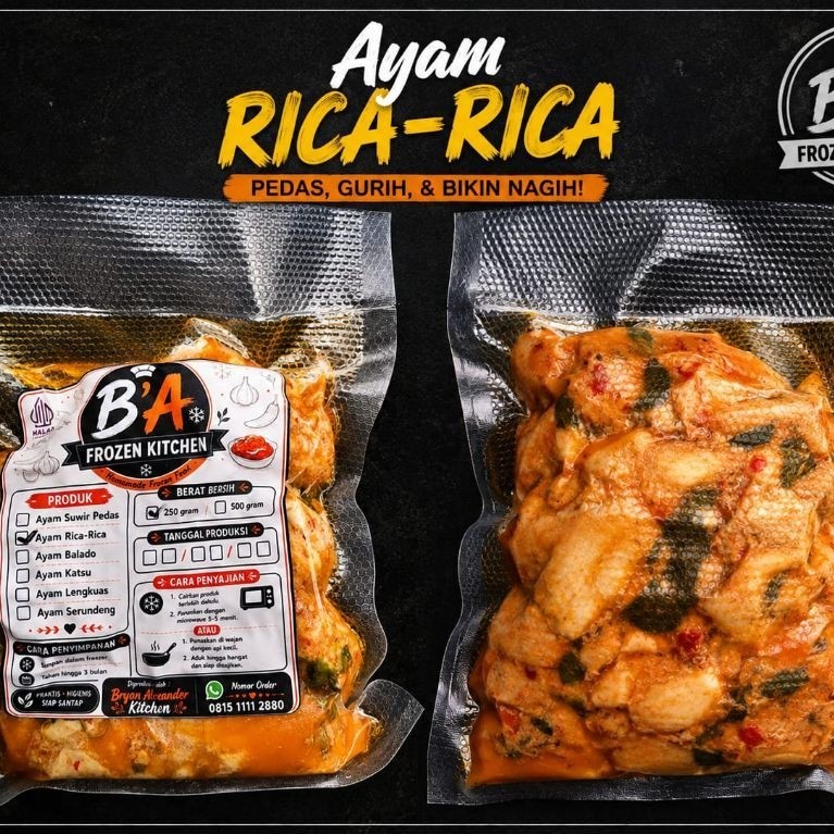 Ayam Rica-Rica Pedas B'A Frozen