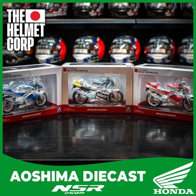 DIECAST AOSHIMA HONDA NSR 250R ROTHMANS ORIGINAL AOSHIMA 1 : 12