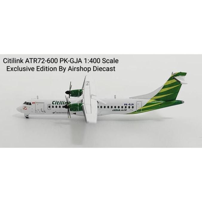 Citilink ATR72-600 PK-GJA 1:400 Scale Exclusive Edition By Airshop Diecast