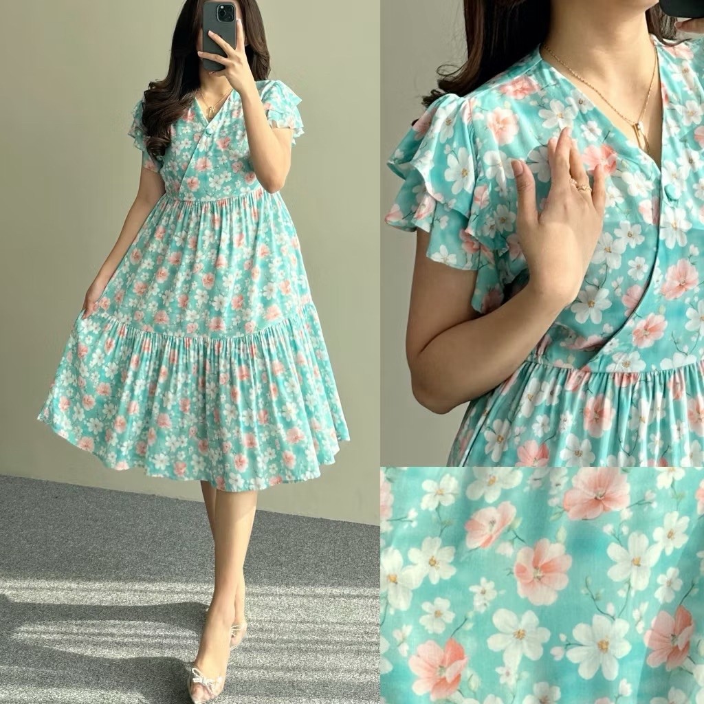 Jenny Homeydress Daster Motif Cantik Kekinian