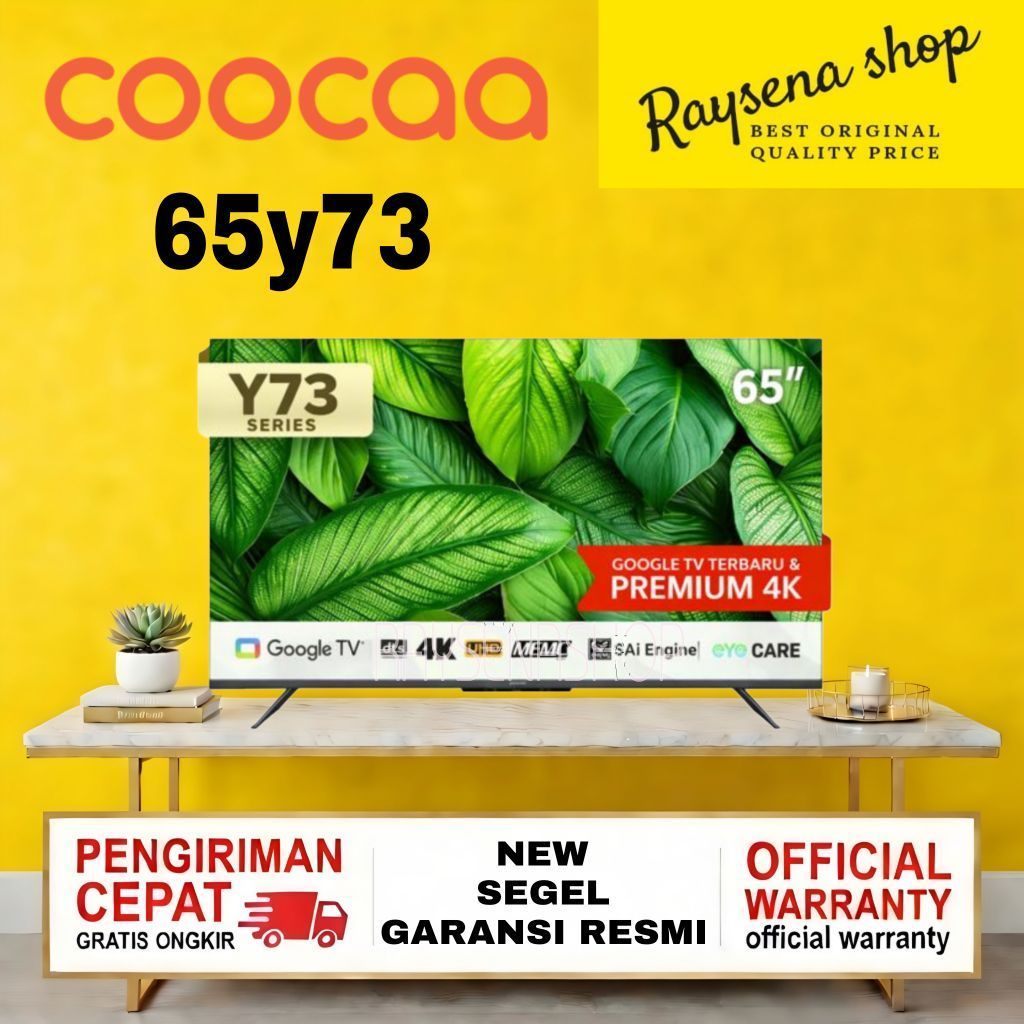 COOCAA 65 INCH GOOGLE TV 65Y73 NEW SERIES