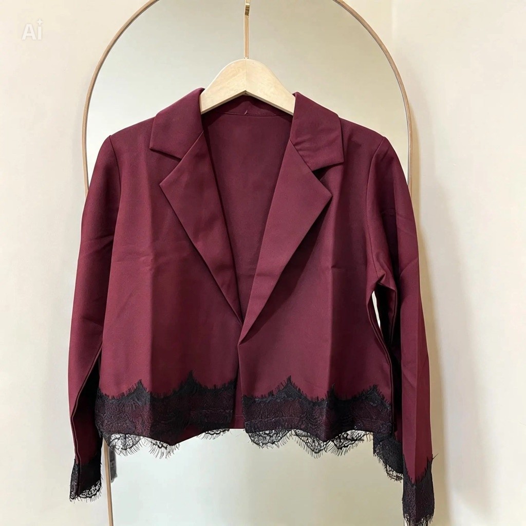 Blazer Crop Aken Renda
