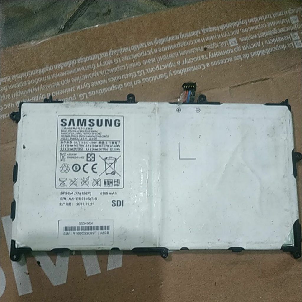 BATERAI BEKAS TAB SAMSUNG SP368487A