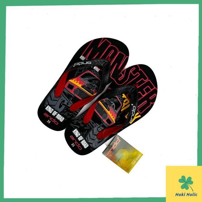 Homykids- Sandal Jepit Anak Laki Laki Ando Eburg & Proto Karet Fashion