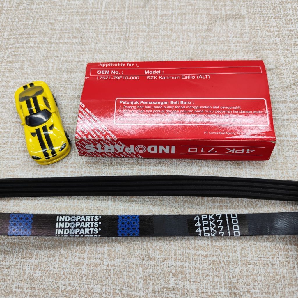 Ribt Van Belt Indoparts , Bando 4PK710 4PK 710 Karimun Estilo ALT