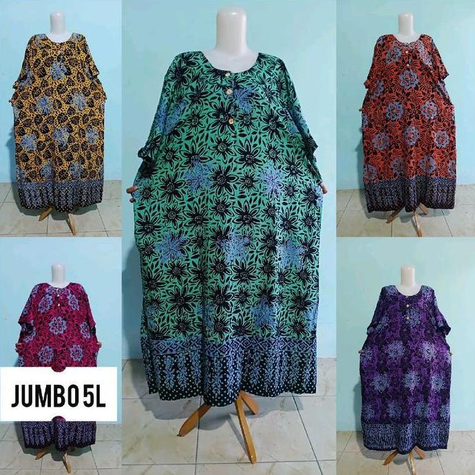 Linge- Daster Bl Jumbo Kancing #Batik Cetak Solo