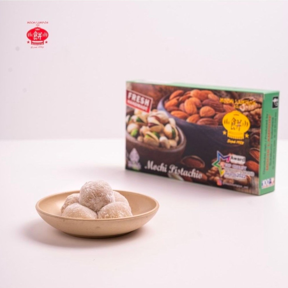 Mochi Kaswari Lampion Sukabumi Special Pistachio isi 15 Butir