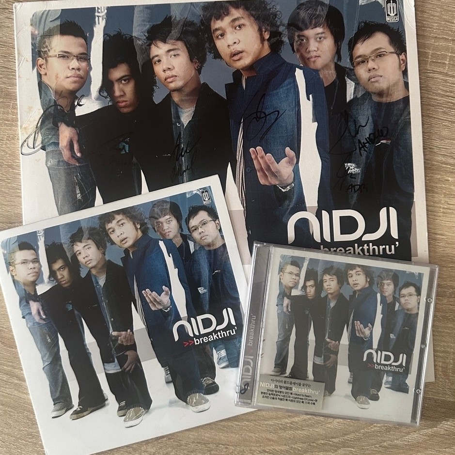 Vinyl / Lp + CD - Nidji - Breakthru (Signed by Artis)