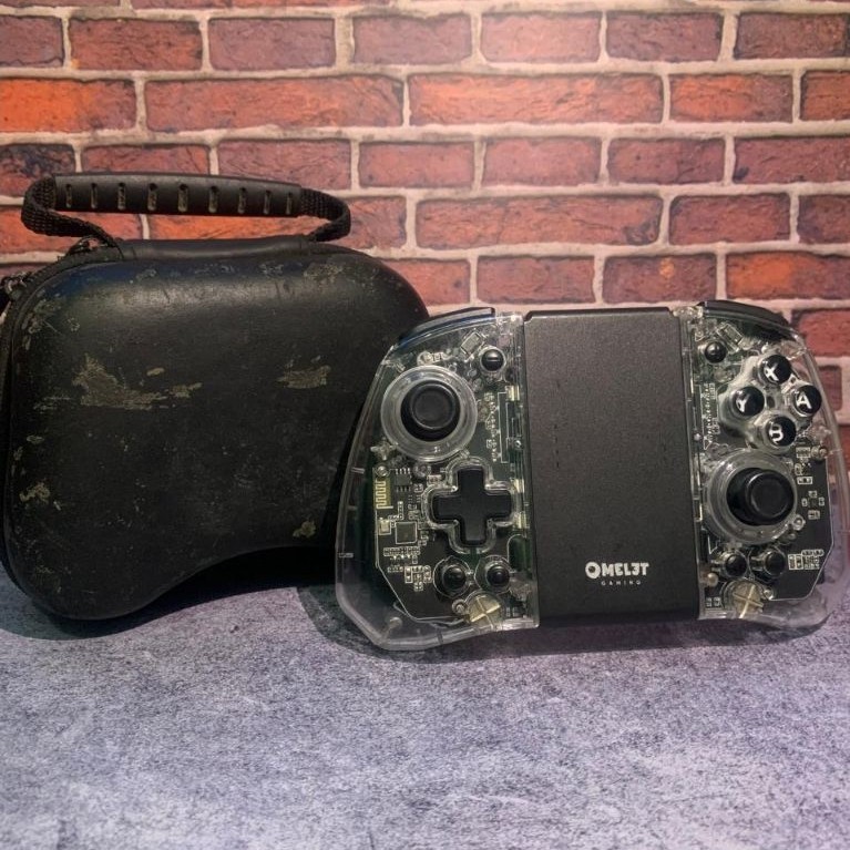 Joycon Joypad Controller Omelet Gaming transparan Nintendo switch