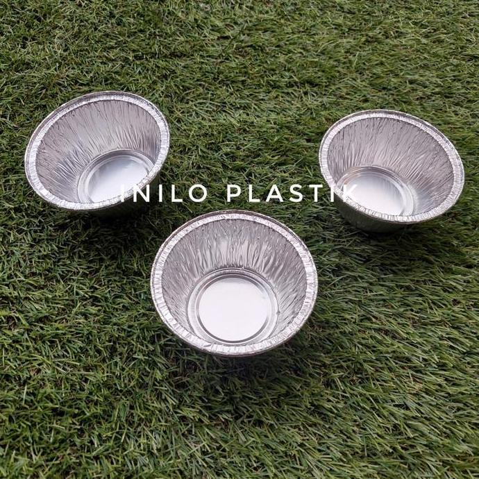 Bekalkamu- Alumunium Foil Cup Rx 2150 / Aluminium Foil Tray Rx 2150 @25 Pcs