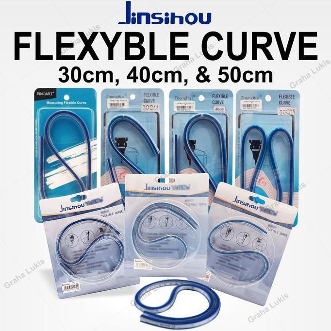 Penggaris Measuring Flexible Curve Ruler