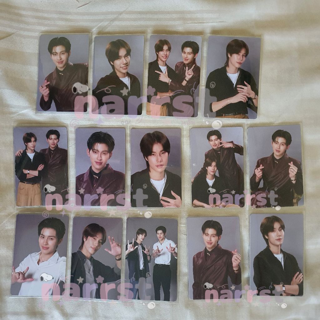 Collectible Card Peach and Me GMMTV Pond Naravit Phuwin Tangsakyuen PondPhuwin