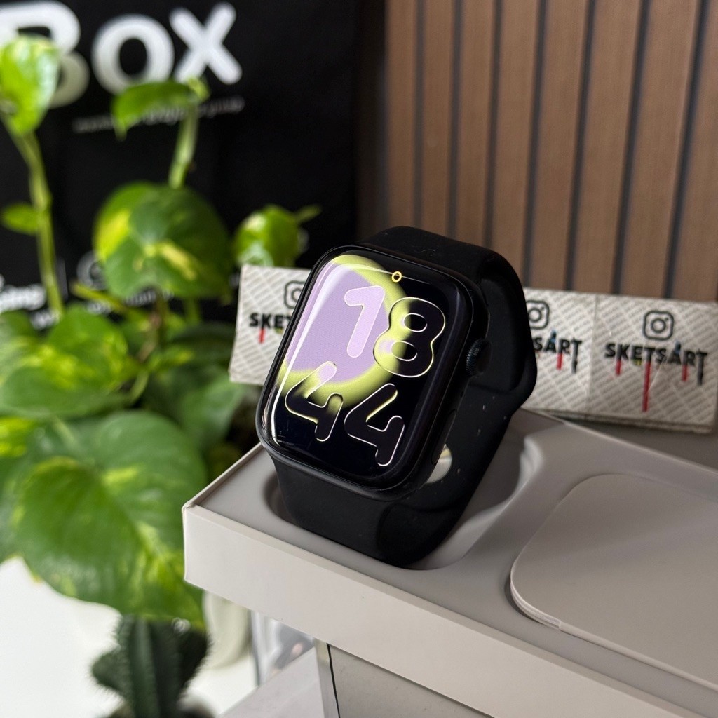 Apple Watch Series 7 45mm iBox Black iBox iwatch Battery Health 76%