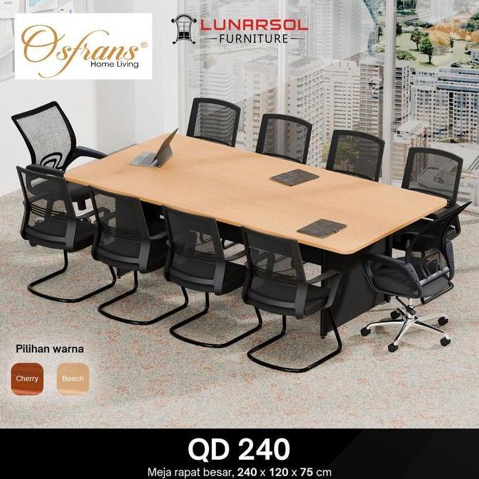 MEJA RAPAT MEJA MEETING JUMBO BESAR QD240 QD180 QD120 QD 240 180 QD 40 JSS