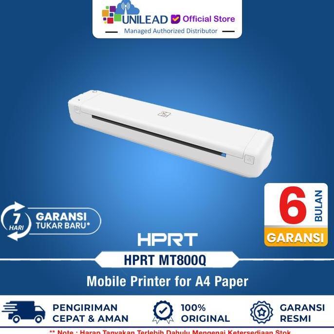Portable Bluetooth Printer / wireless printer A4 HPRT MT800 Original RSS