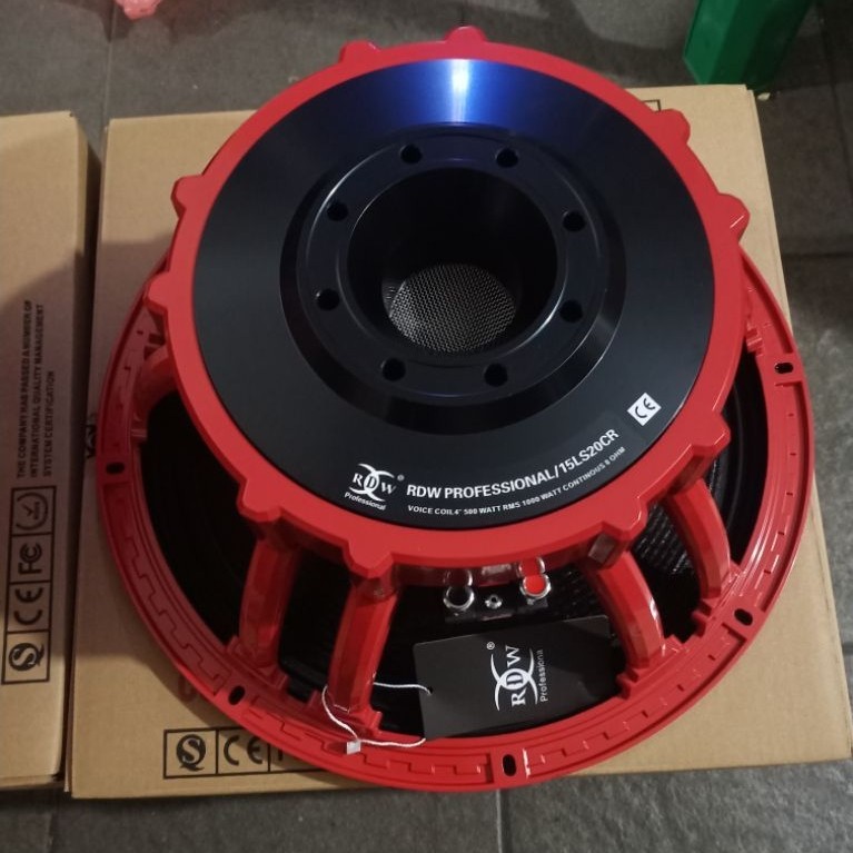 SPEAKER RDW 15LS20CR SUBWOOFER / Speaker RDW 15” 15Ls20Cr original subwoofer  voice coil 4 inch sub 