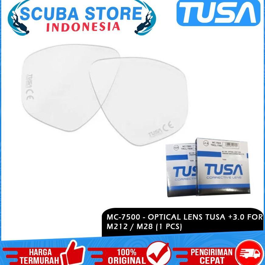 MC-7500 Optical Lens Tusa Corrective Lensa Plus (1pcs) Mask Freedom Ceos Selam Kacamata Scuba Diving