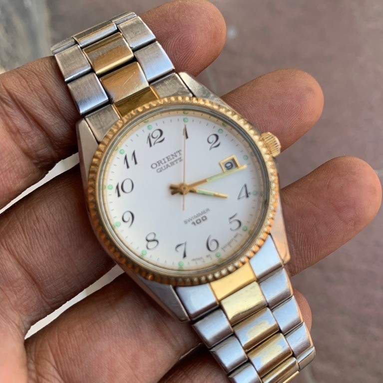orient swimmer jam tangan pria original JDM preloved/second/bekas