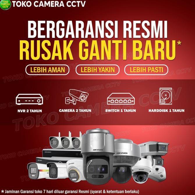 Cctv- Paket Cctv Analog Hikvision 5Mp 8 Channel 8 Kamera