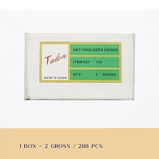 TERBARU Hak Talon Isi 2 Gross / Hak Talon Celana / Hak Kancing Talon / Kancing