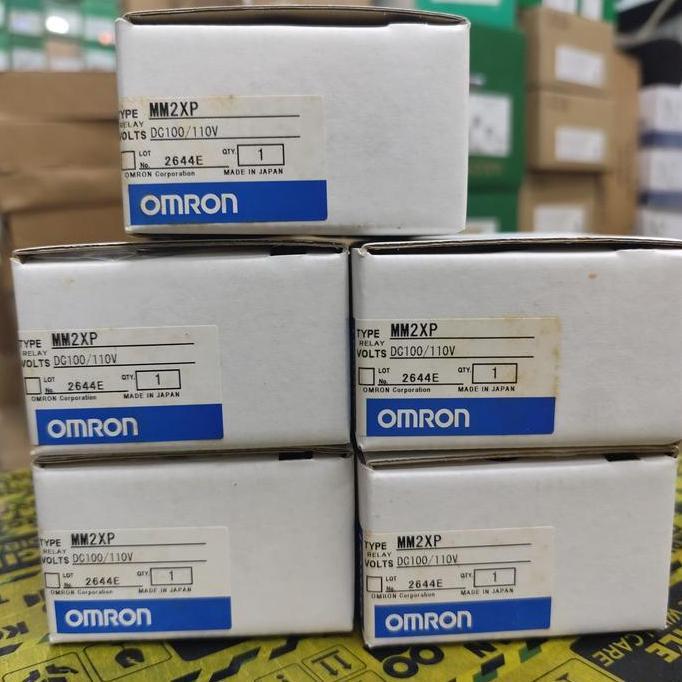RELAY OMRON MM2XP 110V DC100/110V ORIGINAL BERGARANSI