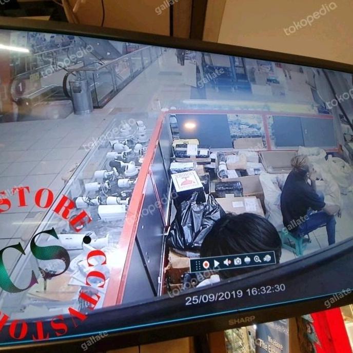 Cctv- Paket Cctv 4 Channel Hikvision 5Mp Audio Full Color Paket Cctv 4Ch 5Mp Audio Colorvu Hikvision
