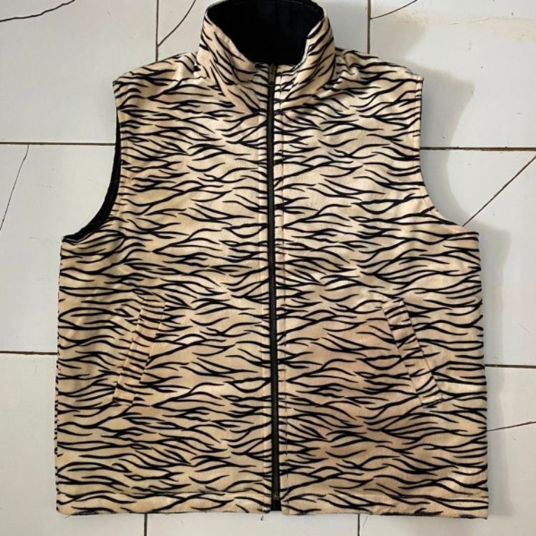 vintage reversible vest