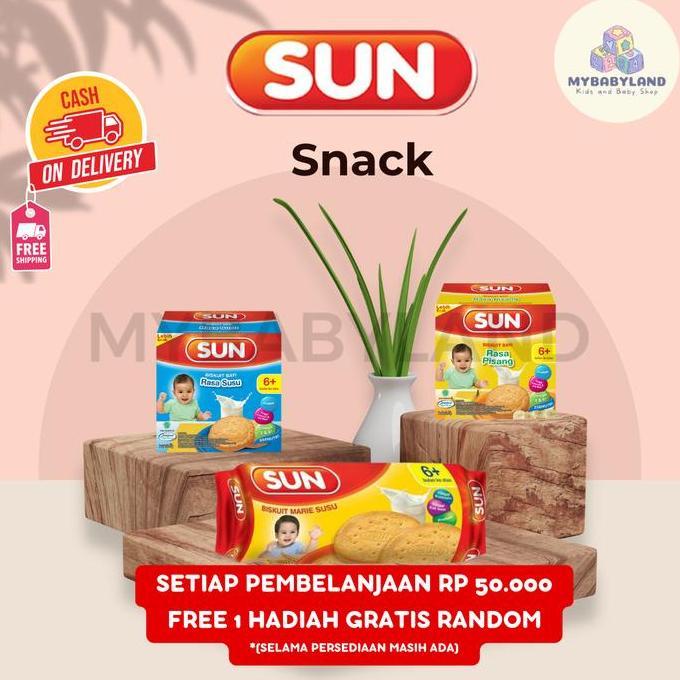 Yeyeye- Sun Snack Bayi | Sun Marie Biskuit | Sun Rusk Susu | Sun Biskuit Marie Susu | Sun Baby Rusk 