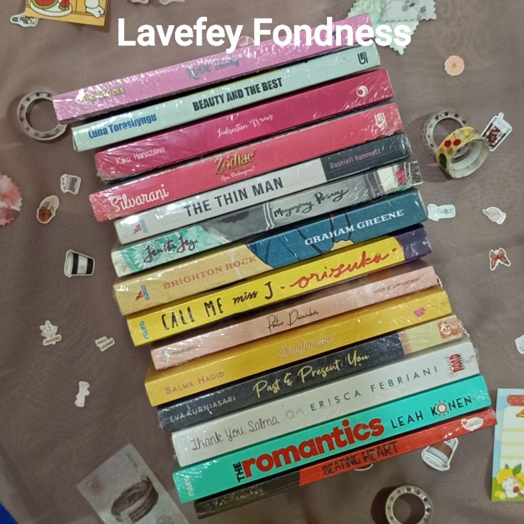 (Segel)NOVEL MURAH OBRAL ORIGINALLY GRAMEDIA, GAGASMEDIA, MIZAN, LOVEABLE, THANK YOU SALMA