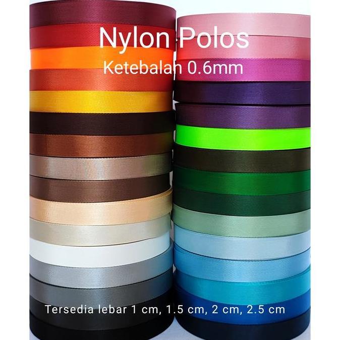 When- 1 Rol Webbing 1.5 Cm Nylon Polos Ketebalan 0.6Mm