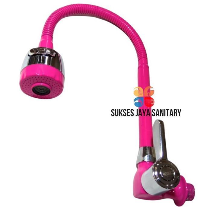 komarijuili - kran cuci piring warna pink variasi handel drad 1/2" air keran wastafel kran  air