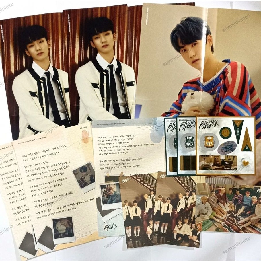 Readystock official album EPEX bipolar pt 2 prelude of love wish keum mu ayden baekseung a-min jeff 