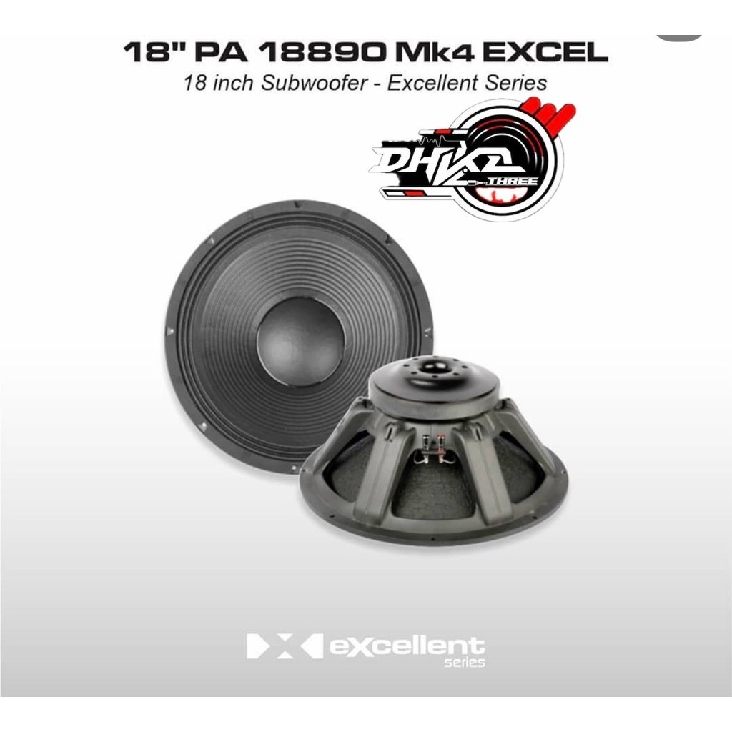 SPEAKER ACR EXCELLENT 18 INCH 18 PA “18890 MK4 Excell Original / Speaker Acr Excellent 18 Pa 18890 m