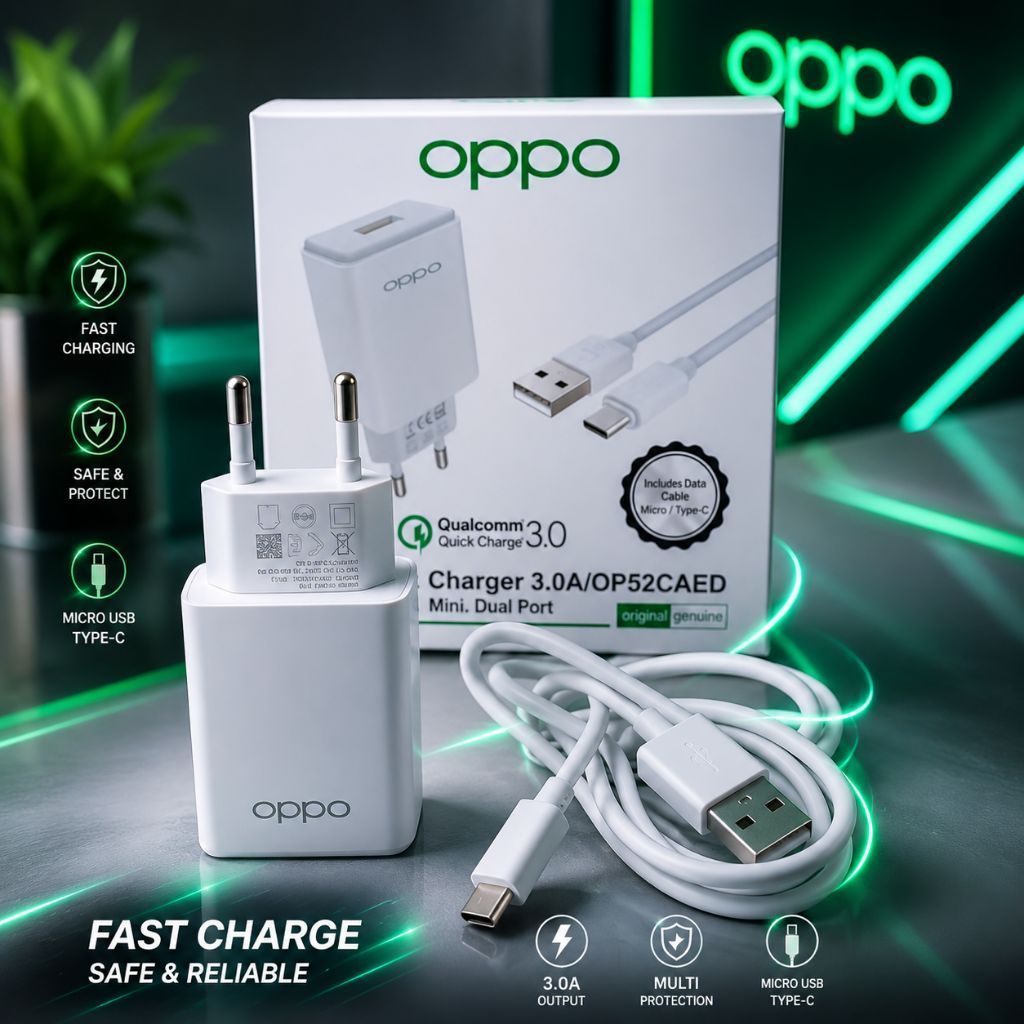 CHARGER CASAN HP HANPONE OPPO A15 A15S A16E ORI