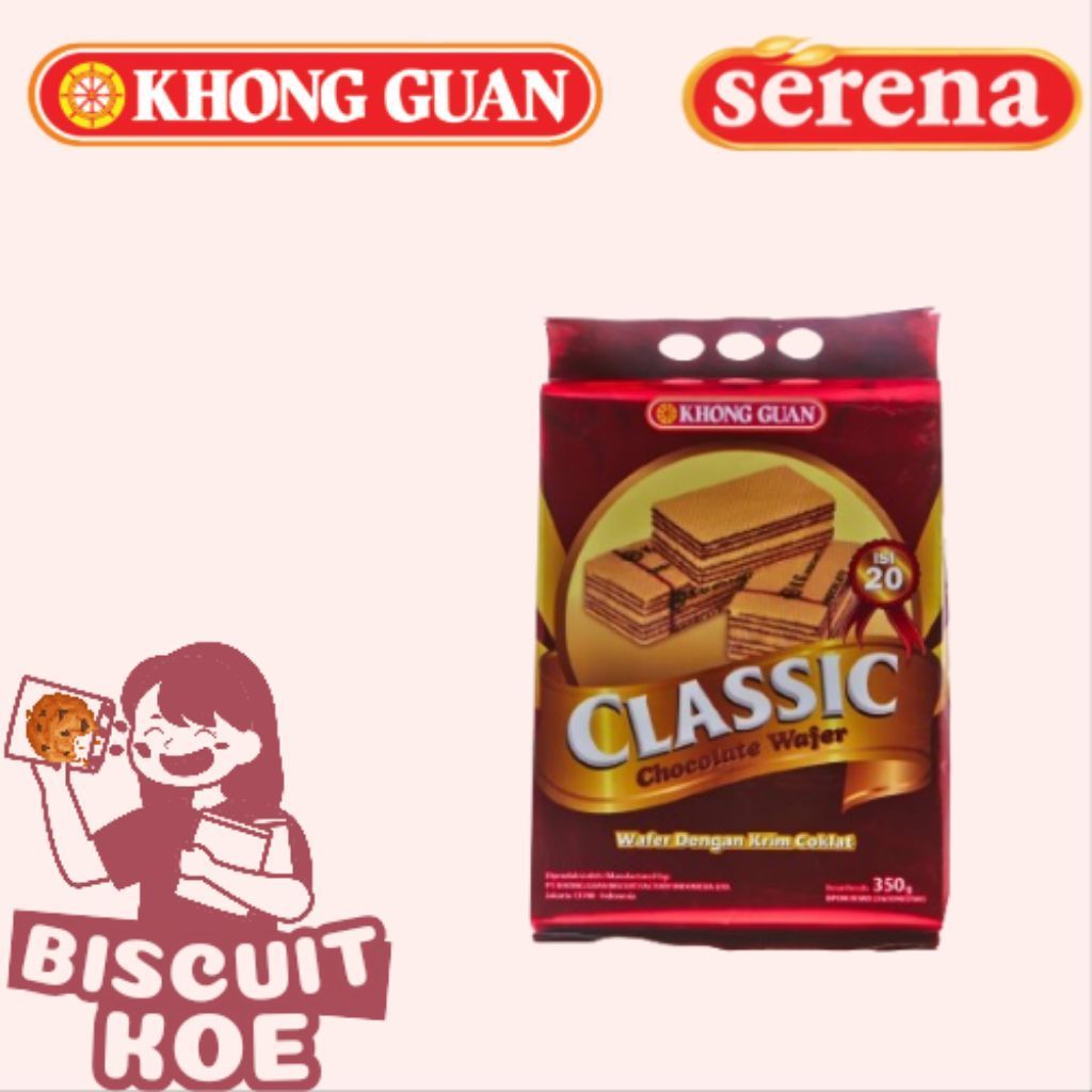 Khong Guan Wafer Classic 350gx12 per Karton