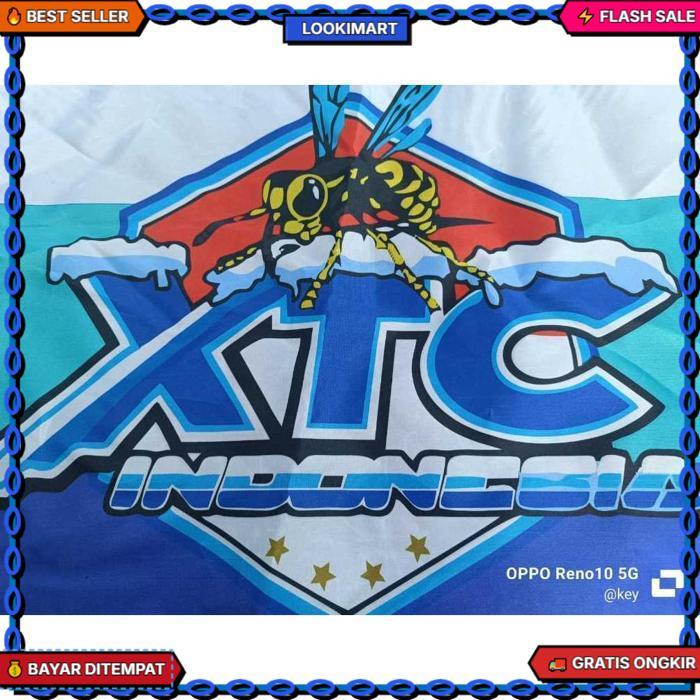 Bendera Xtc Fullprint Bendera Xtc Logo Lebah Harga Promo